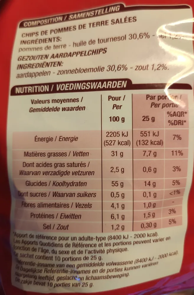Chips naturel