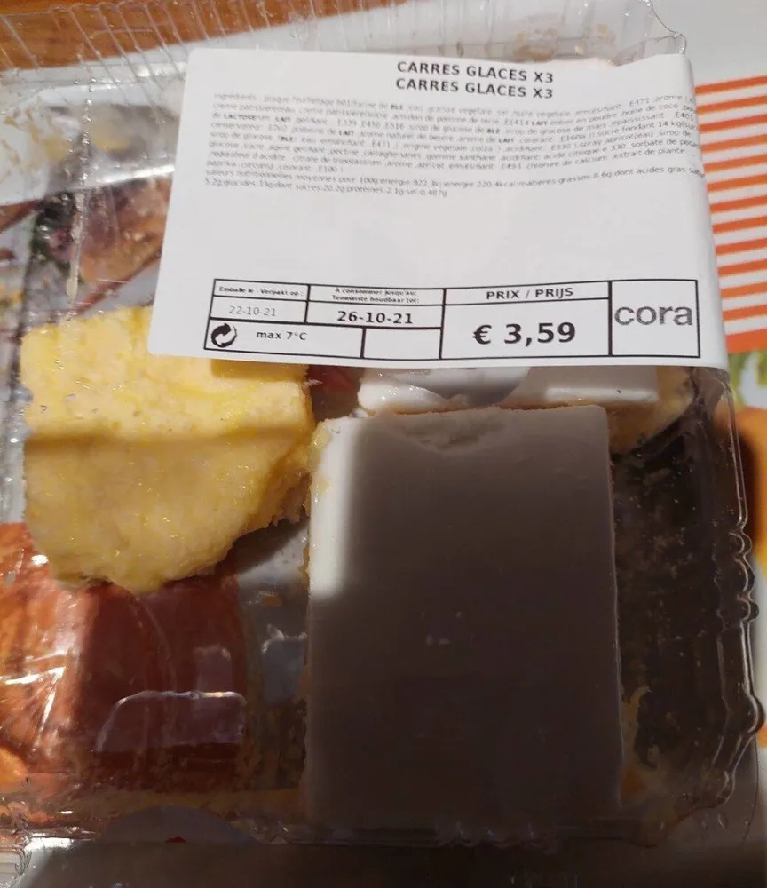 Carrés glacés