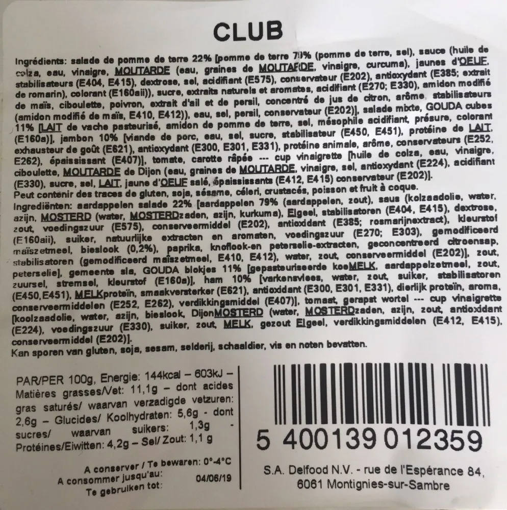 Salade club