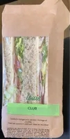 Club Sandwich - triangle avec jambon, fromage et crudités