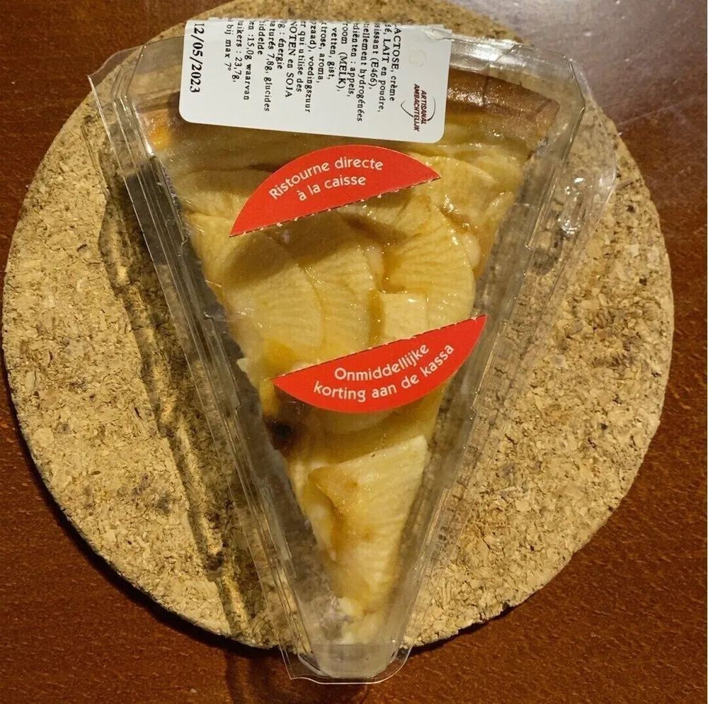 Tarte aux pommes / portion