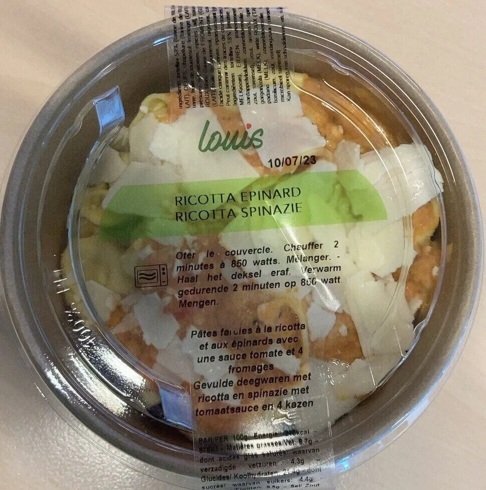 Ricotta epinard