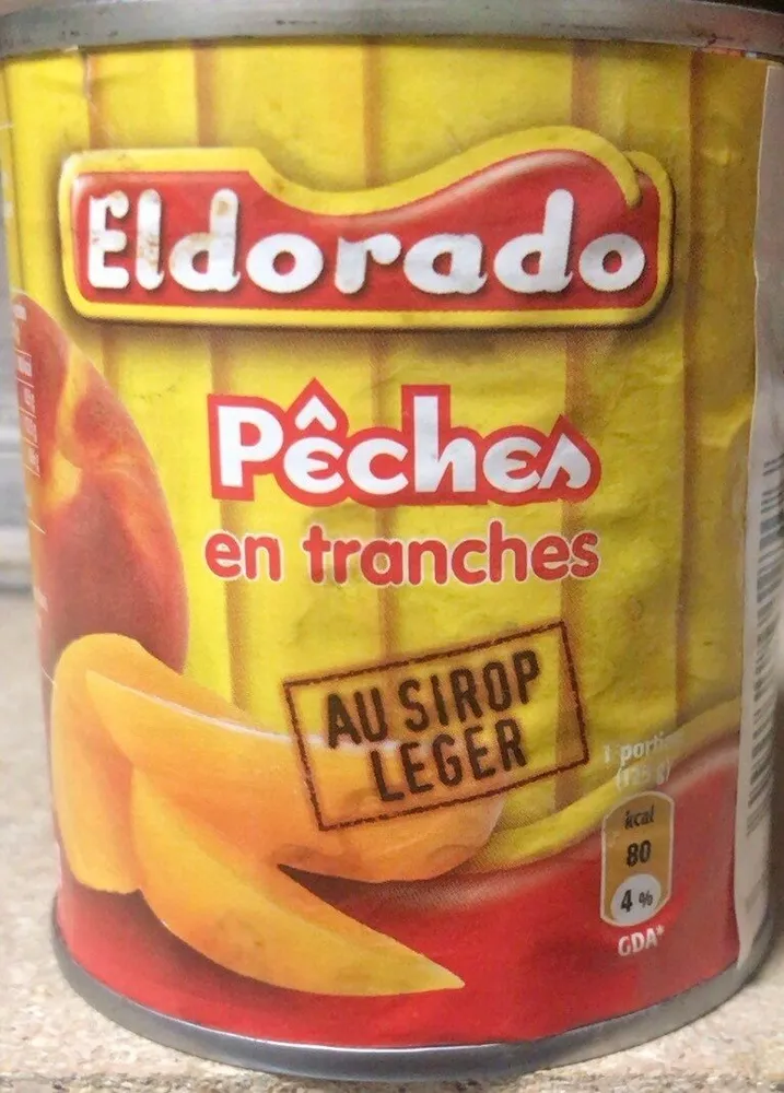 Peches en tranches