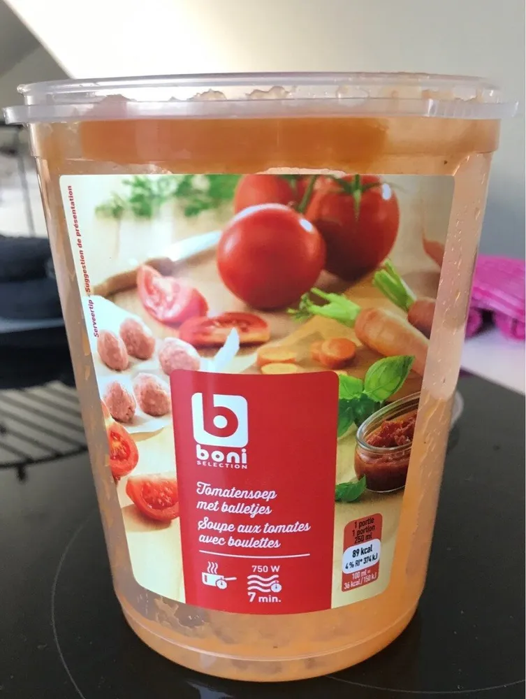 Boni Tomatensoep met balletjes
