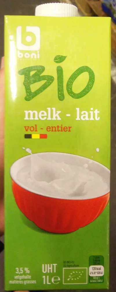 Lait entier BIO