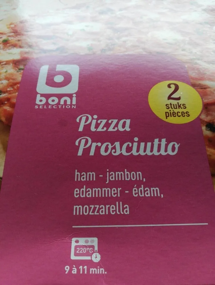 Pizza prosciutto