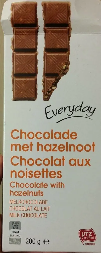 Chocolade met hazelnoot