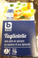 Tagliatelle au saumon et epinard
