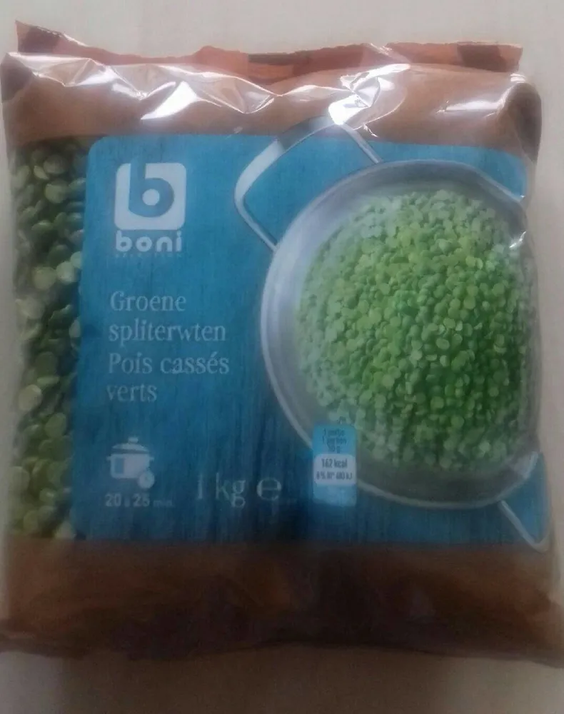 Pois cassés verts
