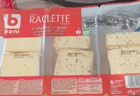 Fromage raclette 3 gouts