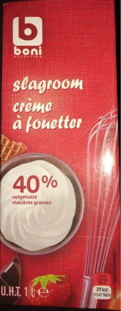 Crème à fouetter