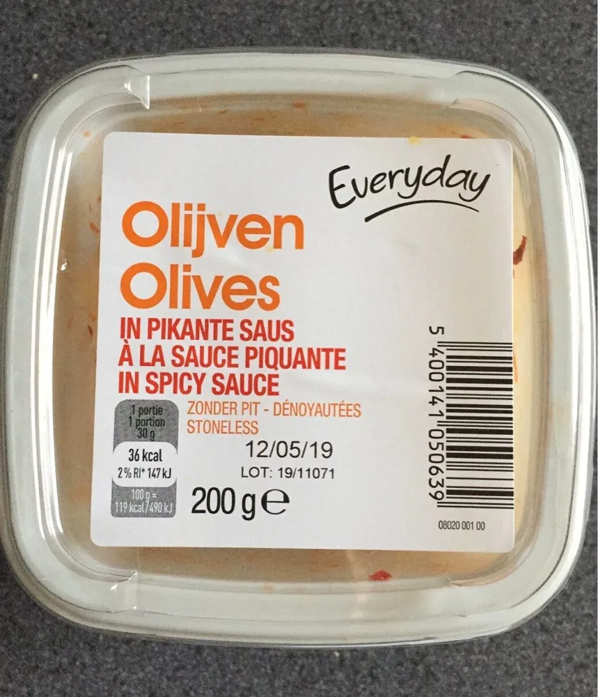 Olives sauce piquante