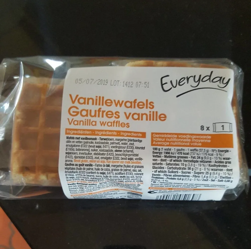 Gaufres vanille
