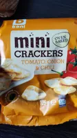 Mini crackers Tomato, Onion & Chili