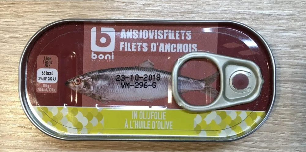 Filets d'anchois