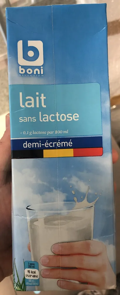 Lait sans lactose