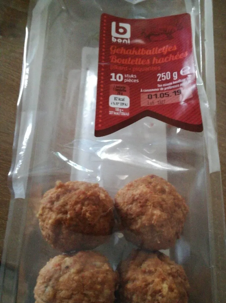 Boulettes hachées piquantes