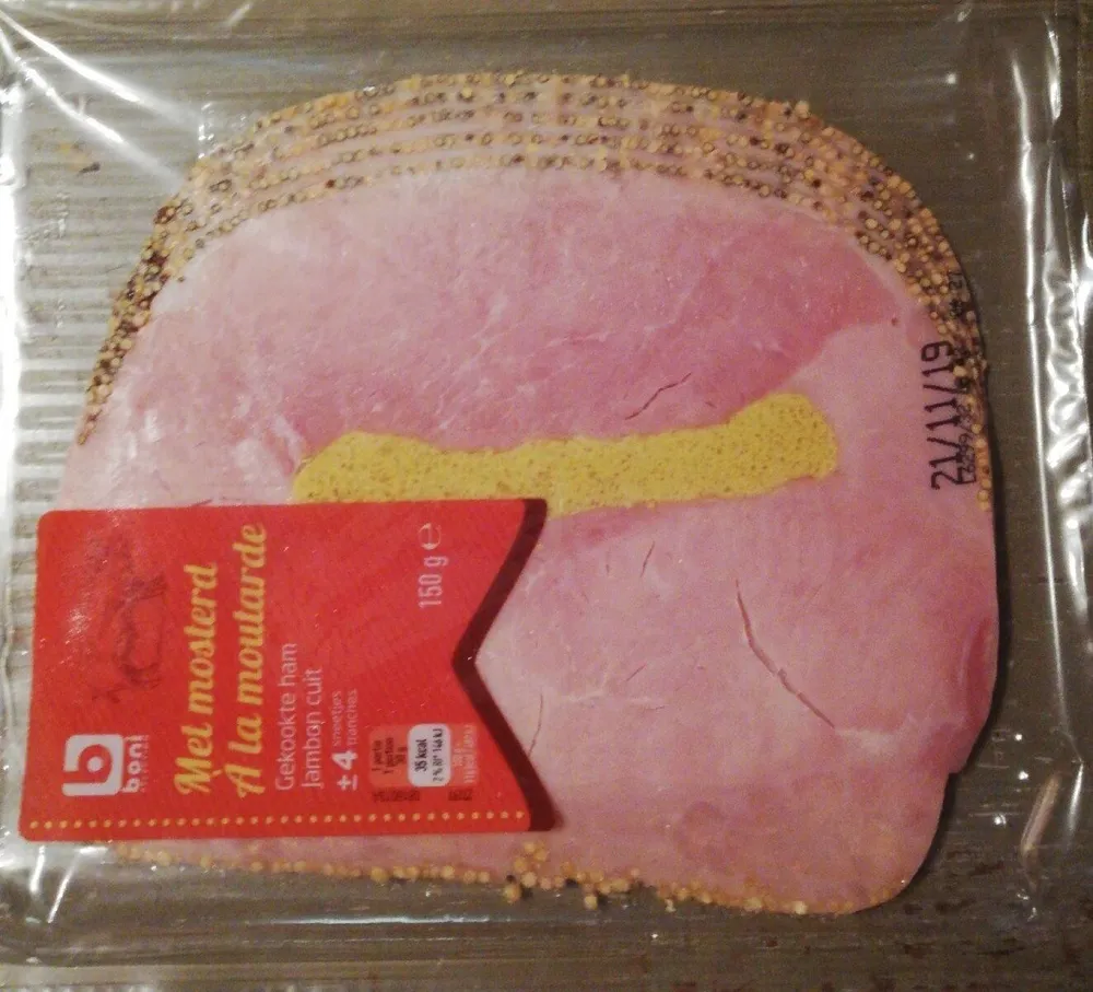Jambon cuit à la moutarde