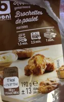 Brochettes de poulet