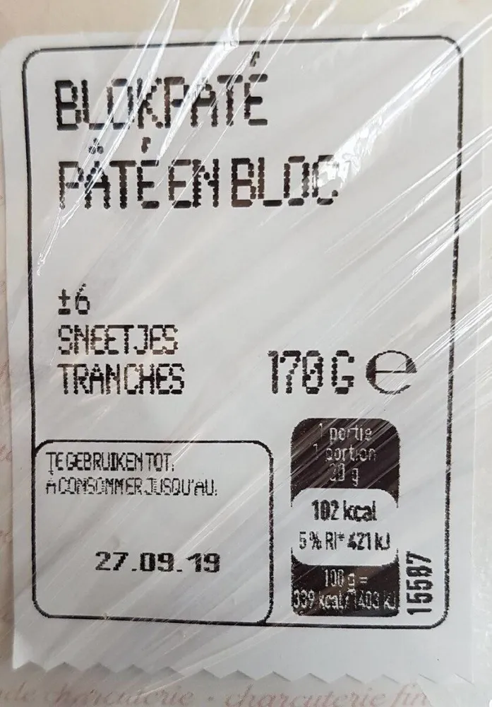 Pâté en bloc