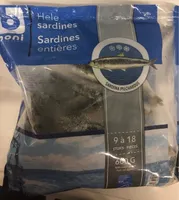 Sardines entieres surgelees