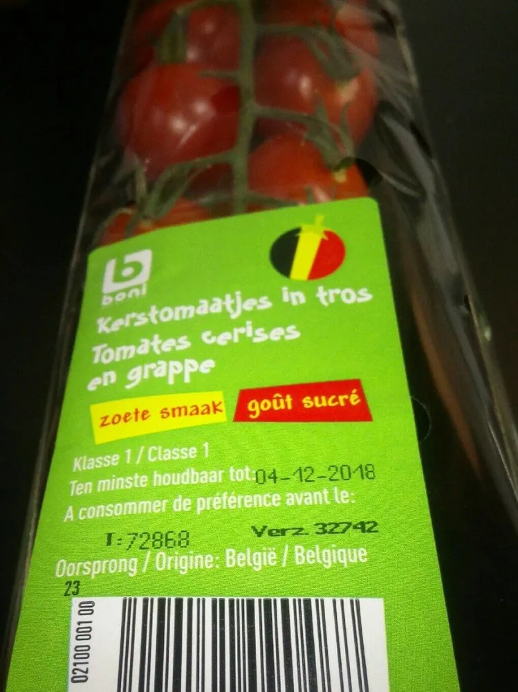 Tomate s cerises en grappe