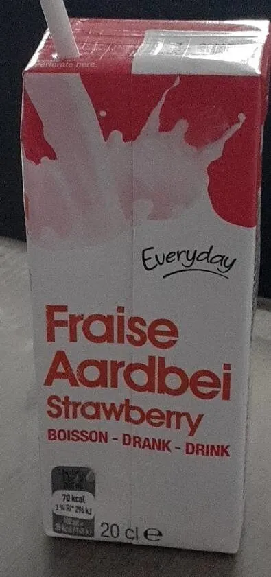 Lait fraise