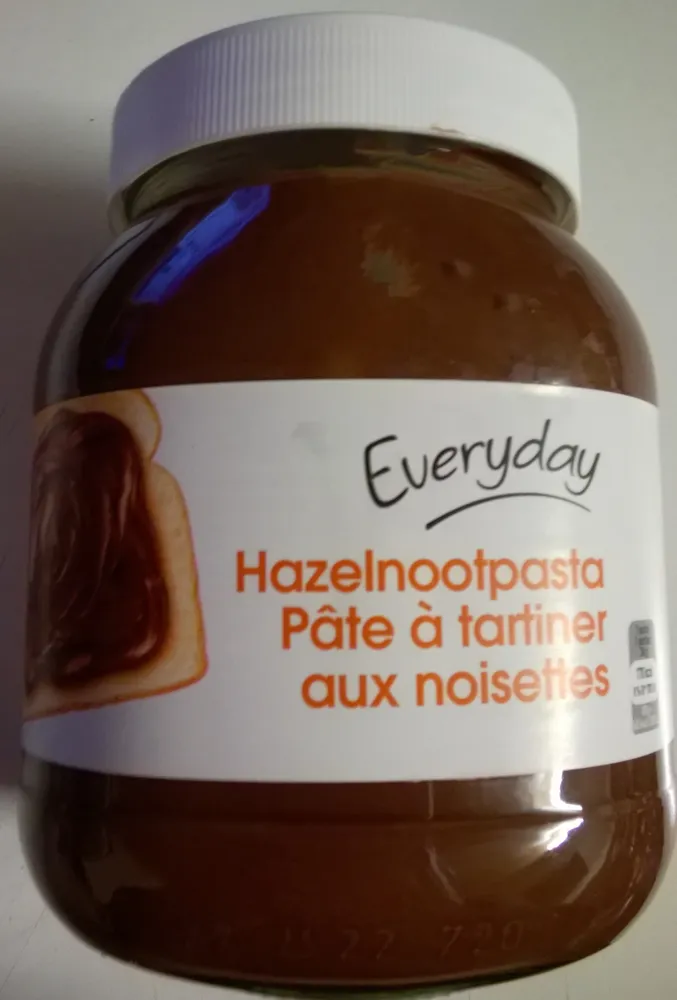 Pâte à tartiner aux noisettes