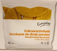 Escalope de dinde panées