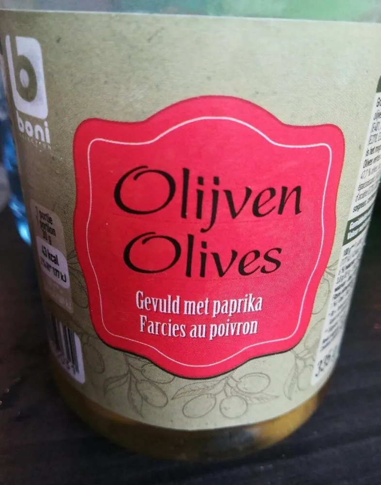 Olives Farcies au Poivron