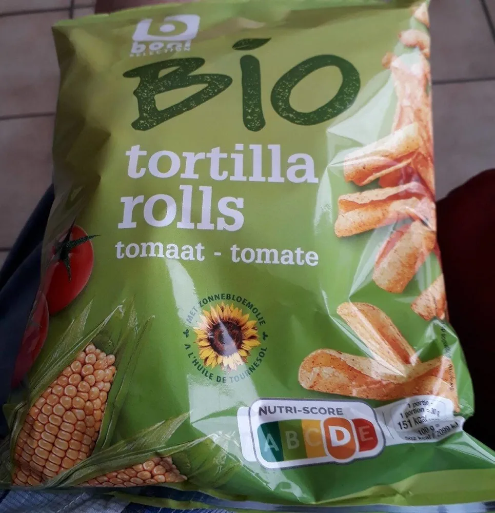 Bio tortilla rolls tomate