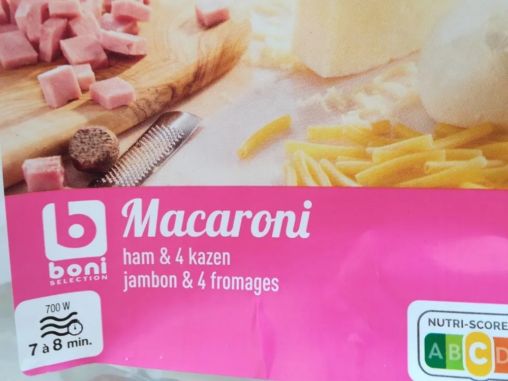 Macaroni jambon fromage