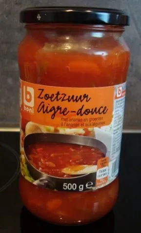 Zoetzuur met ananas en groenten