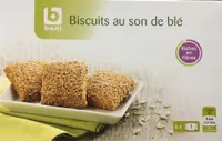 Biscuits au son de blé