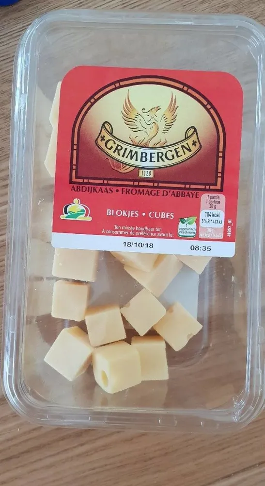 Blokjes kaas