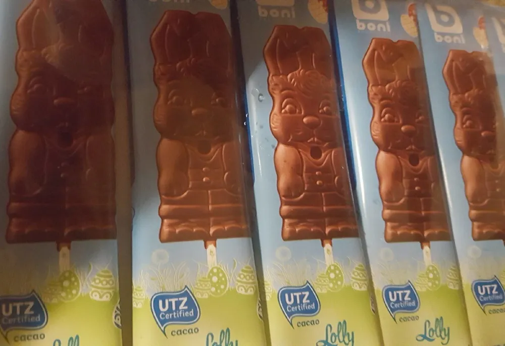 Sucette en chocolat