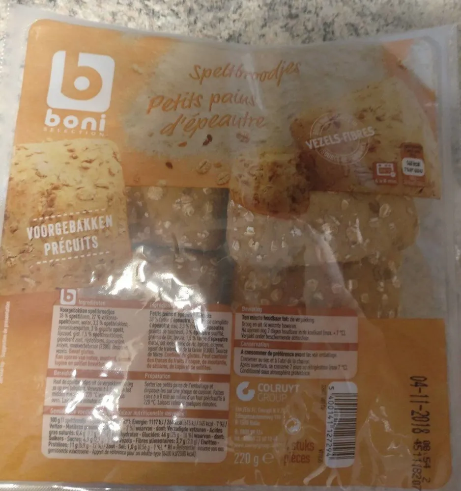 Petits pain d'épeautre