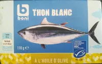 Thonc blanc à l'huile d'olive