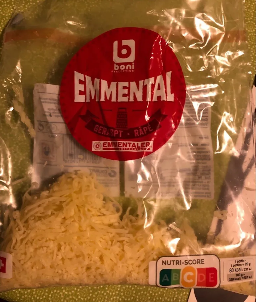 Emmentaler Geraspt