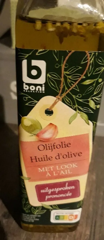Huile d olive à l ail