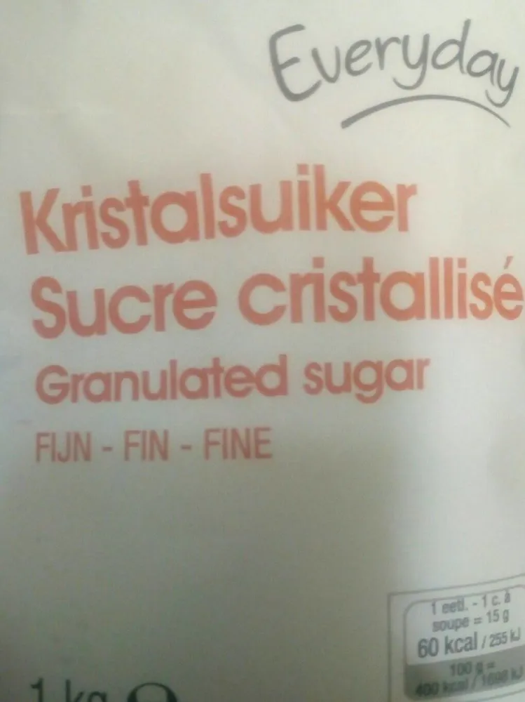 Sucre cristallisé