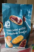 Petits pains grillés au blé complet