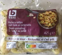 Demi-grenailles à l'ail et au persil