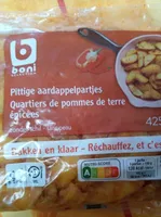 Quartier de pomme de terre épicées