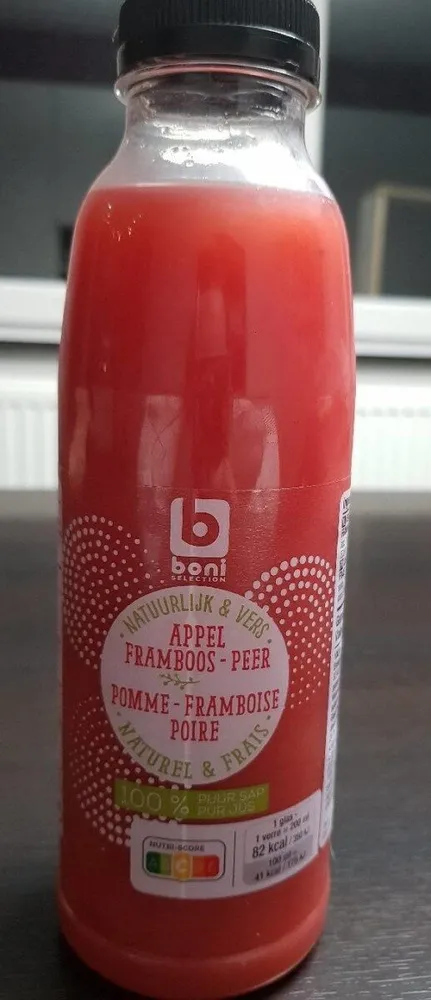 Jus pomme framboise poire Boni