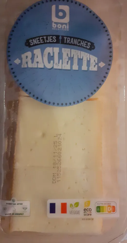 Raclette en tranches