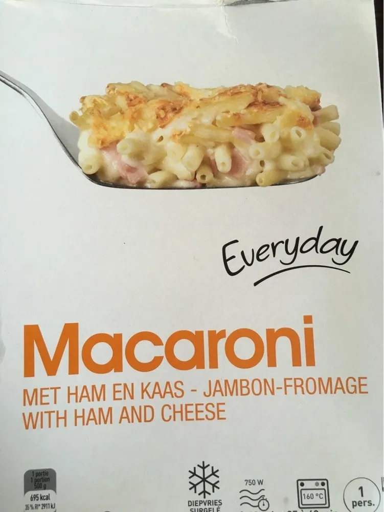 Macaroni jambon-fromage