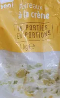 Poireaux à la crème surgelés