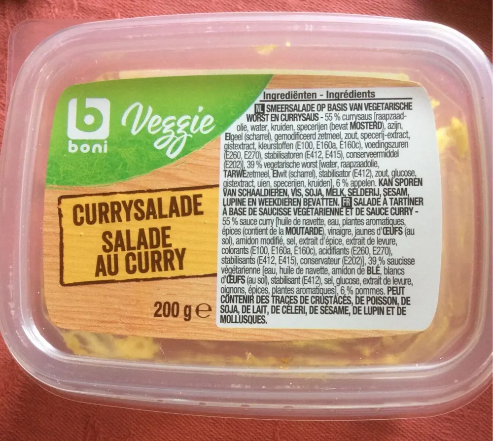 Salade au curry veggie