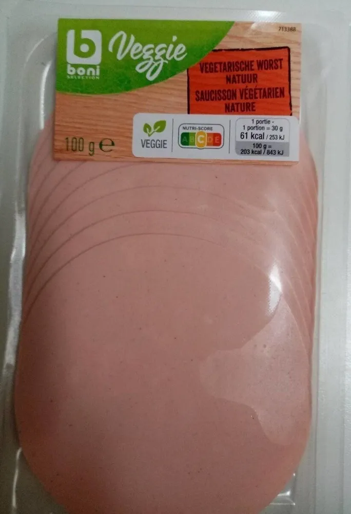 Saucisson végétarien nature